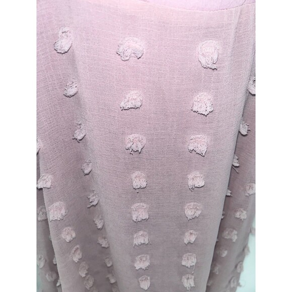Women's Piper & Scoot Mauve Swiss Dot Jumper Skirt Size M - Picture 4 of 7